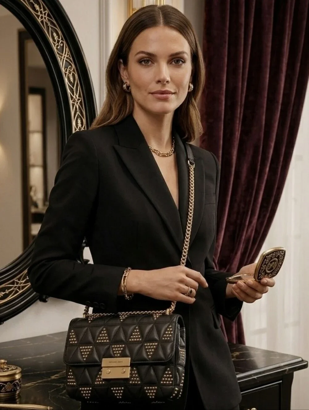 Michael Kors Sloan Quilted Crossbody Bag